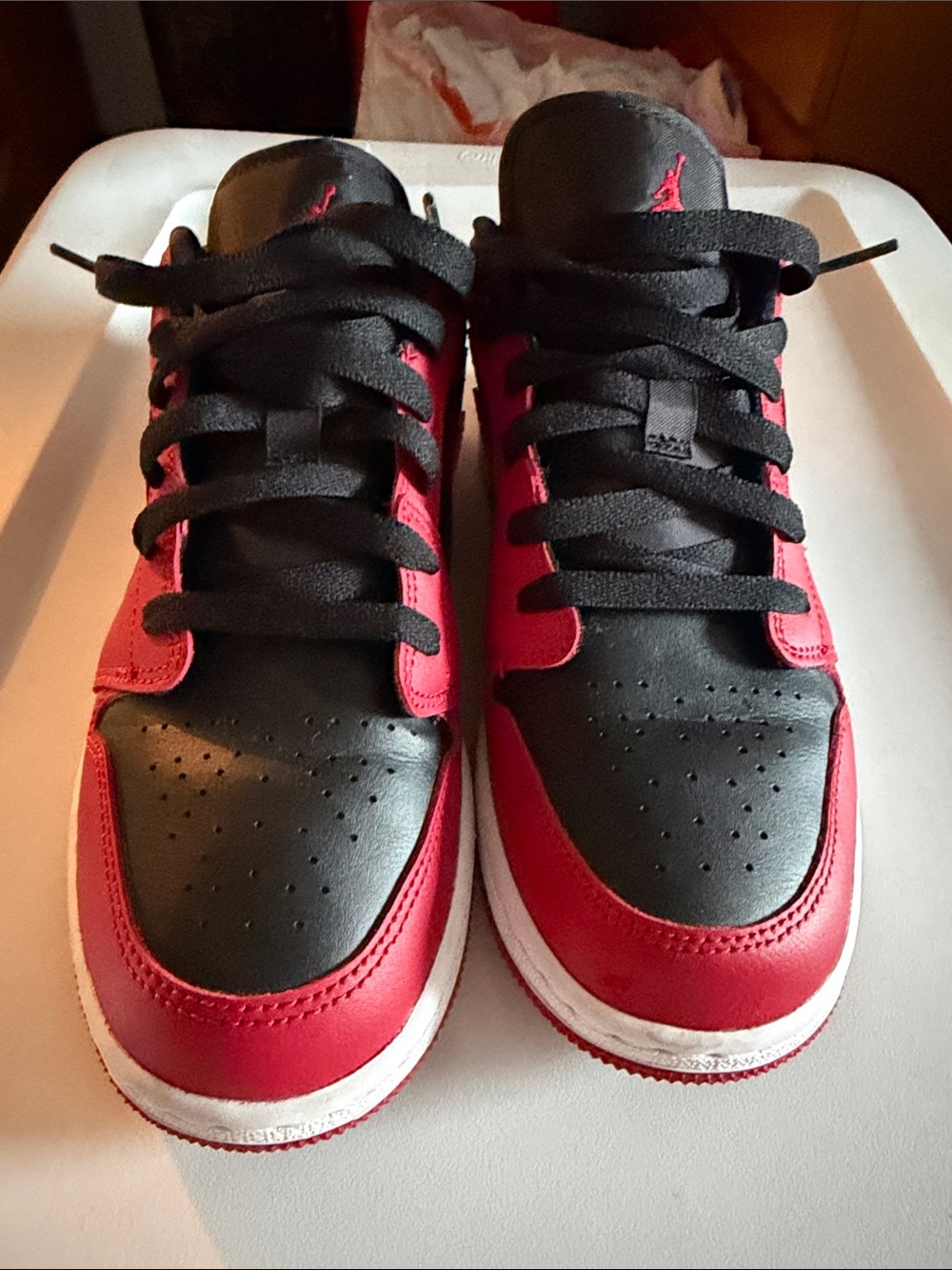 ♥️🖤Jordan 1 GS Low-Top Black and Red ♥️🖤